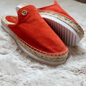 Michael Kors Hastings Suede Slip On Espadrilles